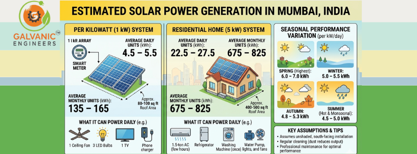 How Much Electricity Can Solar Panels Generate in Mumbai?